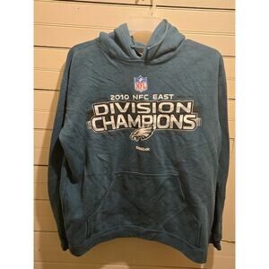 Reebok Hoodie Mens XL-XXL 2010 NFC East Division Champions Philadelphia Eagles